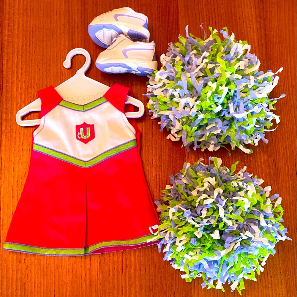American Girl cheerleader set
